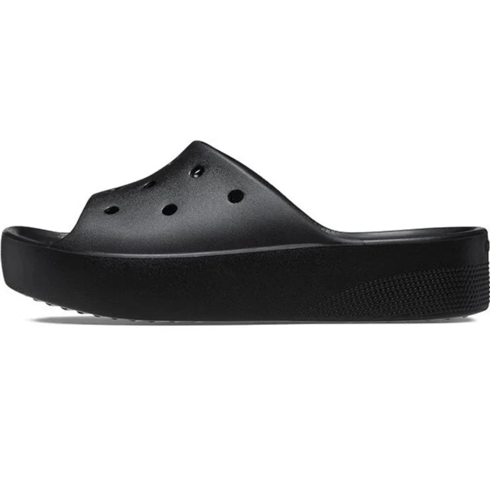 Crocs Classic Platform Slide 208180-001 Black Women Sandals Size 8 NWOT